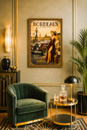 Delage Bordeaux Art Deco Print