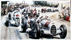 Auto Union #10 Hans Stuck -  Grand Prix Masaryk Brno 1934