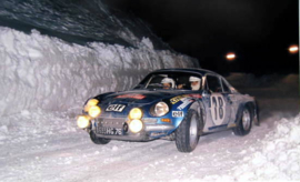 Alpine Renault A110-1800 #18 - Jean Claude Andruet/"Biche" - Winners Rally Monte Carlo 1973