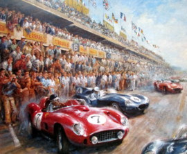 Jaguar D-Type #3 Bueb/Flockhart Winners Le Mans 1957