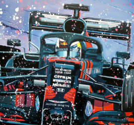 Red Bull RB 15 - 2019 - Max Verstappen - Shakedown At Silverstone (Orginal Painting)