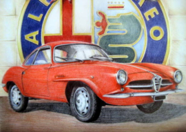 Alfa Romeo Giulietta - Artprint