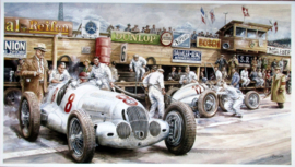 Mercedes-Benz W125 #8 - von Brauchitsch/Lang  - Bremgarten Swiss Grand Prix 1937