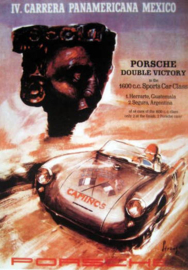 Porsche 550/356 Double (Class 1600) Victory Carrera Panamericana Mexico 1953