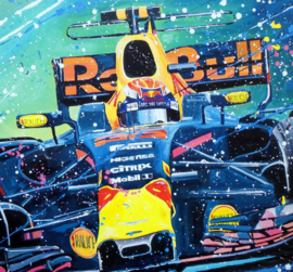 Red Bull RB 13 - 2017 - Max Verstappen (Orginal Painting)