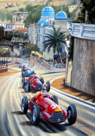 "Monaco Grand Prix 1950" Alfa Romeo 158 #34 Jean Manuel Fangio (Winner)