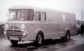 Fiat - Maserati Transporter - Silverstone Paddock 1954 - British Grand Prix