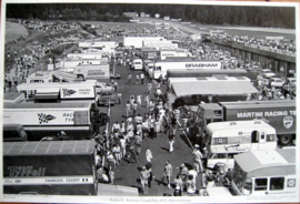 Austrian Grand Prix 1972, Paddock - Print