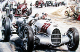 Auto Union #10 Hans Stuck -  Grand Prix Masaryk Brno 1934