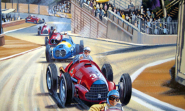 "Monaco Grand Prix 1950" Alfa Romeo 158 #34 Jean Manuel Fangio (Winner)