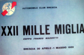 Poster Mille Miglia 1955