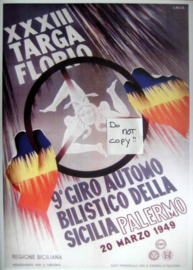 Poster Targa Florio 1949