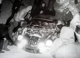 Alpine Renault A110 1800 #1 Darniche/Mahe - Rally Monte Carlo 1973