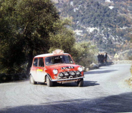 Mini Cooper S #177 R.Aaltonen/H.Liddon Winners Rally Monte Carlo 1967