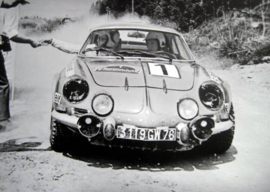 Renault Alpine A110 1600S #1 Therier/Roure - Östenreichische Alpenfahrt 1971