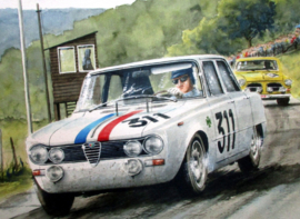 Alfa Romeo Giulia Ti Super - LucienBianchi/Fernand Masoero - 24h Franchorchamps 1964