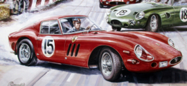 Ferrari 250 GTO/Aston Martin DP214 - Le Mans 1964