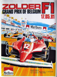 Zolder Grand Prix of Belgium 17-05-81