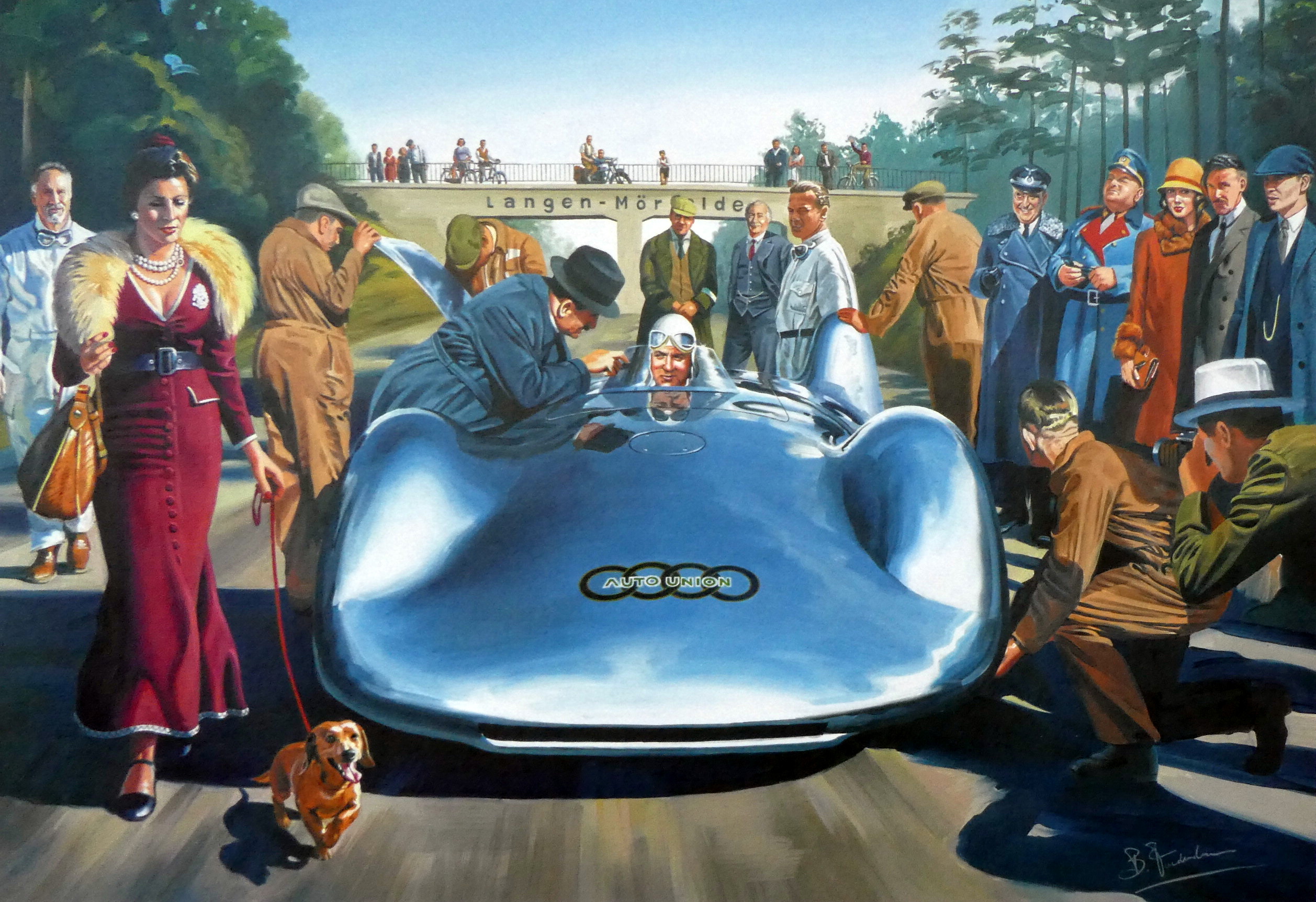 Auto-Union Type C Berndt Rosemeyer - Speed Record Autobahn 1937