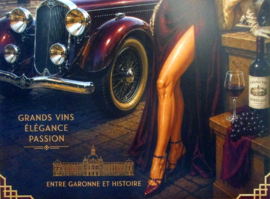 Delage Bordeaux Art Deco Print
