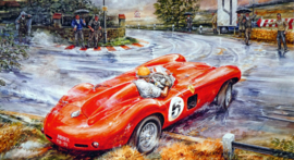 Ferrari 315 S Scaglietti #6 Test Mille Miglia 1957