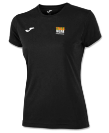 JOMA Combi shirt Meisjes zwart met borstlogo Terra Nigra