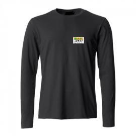 Basic active Tee lange mouw met badge Terra Nigra College