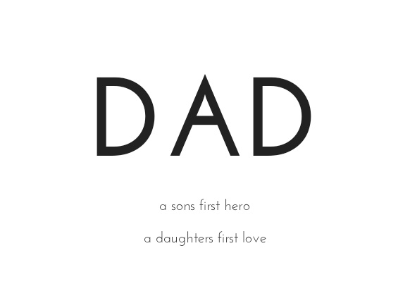 DAD card A6 | &more | chewiesandmore