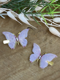 Roze vlinder speldjes