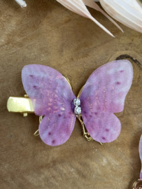 Diep paarse vlinder speldjes