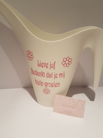 Gieter "gepersonaliseerd"
