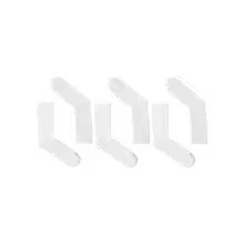 BBB EcoFeet Long Bicycle Socks 3 Pack White - Maat 44/47
