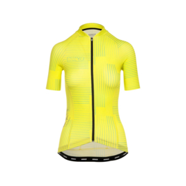 Bioracer Vesper Jersey Warp Citron Yellow - Maat XL