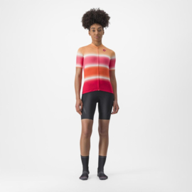 Castelli Dolce Jersey Soft Orange Hibiscus