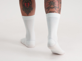 BBB EcoFeet Long Cycling Socks White - Maat 44/47