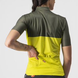 Castelli Velocissima Jersey Sulphur Military Green