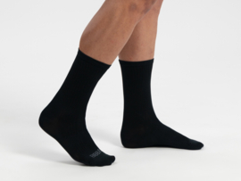 BBB EcoFeet Long Bicycle Socks 3 Pack Black - Maat 35/38
