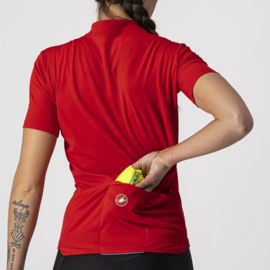 Castelli Squadra Stretch W Jacket Yellow Fluo