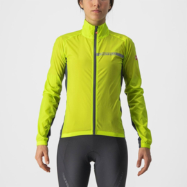 Castelli Squadra Stretch W Jacket Electric Lime