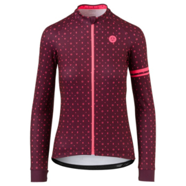 AGU Essential Velo Love LS Jersey Wine - Maat L