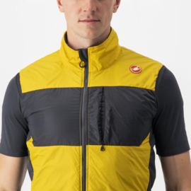Castelli Unlimited Puffy Vest Goldenrod Dark Gray