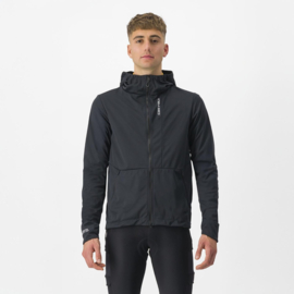 Castelli Trail Hoodie Jacket Light Black