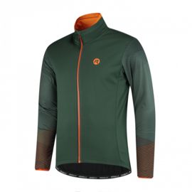 Rogelli Wire Winterjacket Groen/Oranje - Maat S