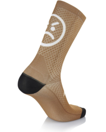 MB Wear Socks Smile Brown - Maat S-M