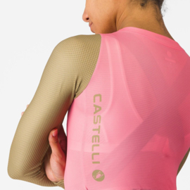 Castelli Corretto W Long Sleeve Jersey Rosa Giro Elmwood