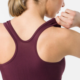 Castelli Comfort Travel Crop Top Deep Bordeaux