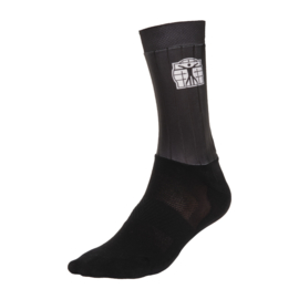 Bioracer Aero Sock Zwart - Maat S (36-38)