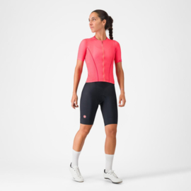 Castelli Anima Flow Jersey Brilliant Pink Hibiscus