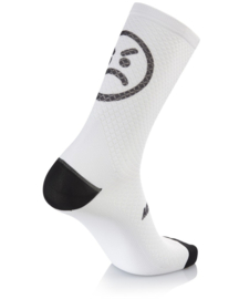 MB Wear Socks Smile Wit - Maat S-M