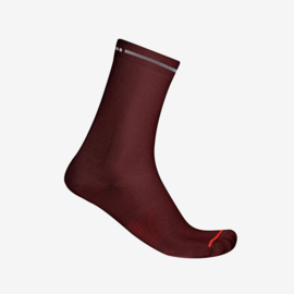 Castelli Premio Evo 18 Sock Deep Bordeaux